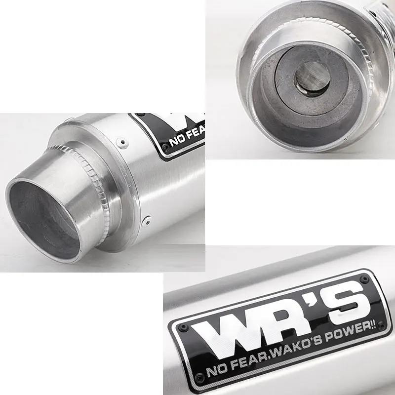 Akrapovic выхлопной мотоцикл Echappement мото трубы дБ убийца Escape WRS 61 мм Глушитель универсальный модифицированный для CB400 CBR400 CBR25