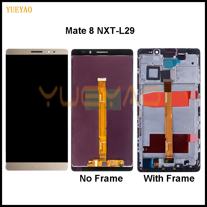 Дисплей для HUAWEI Mate 8 LCD сенсорный экран с рамкой дигитайзер сменный дисплей Mate8 Lcds