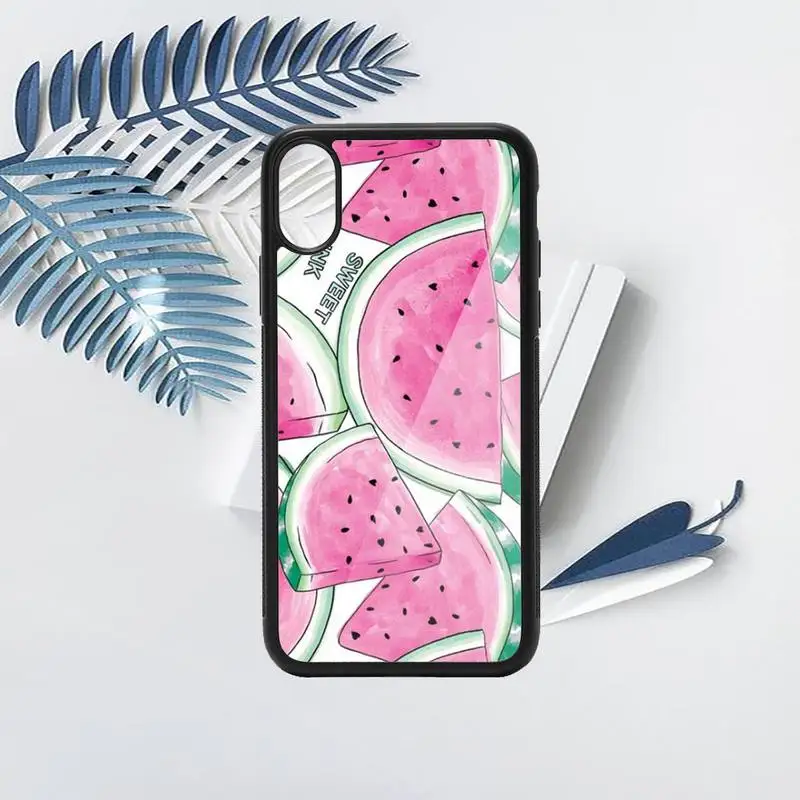 

Summer Fruit Watermelon pattern luxury high quality Phone Case PC for iPhone 11 12 pro XS MAX 8 7 6 6S Plus X 5S SE 2020 XR