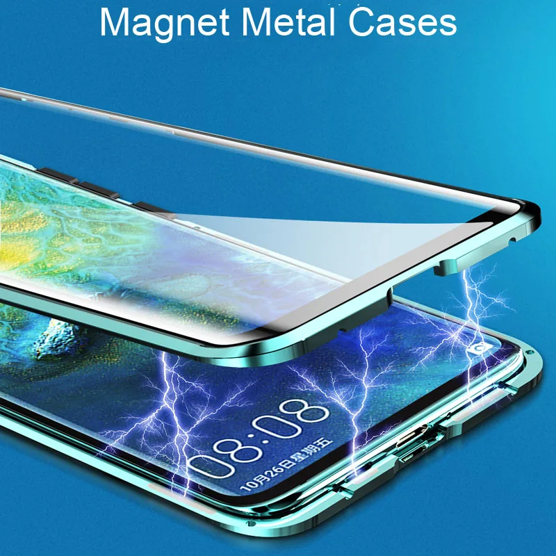 Магнитный поглощающий чехол для Huawei Mate 20 X фотомагнитный металлический каркас