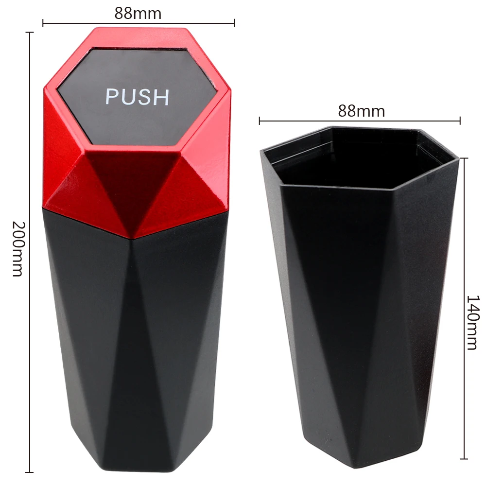 LEEPEE Мини мусорное ведро для автомобиля портативное с крышкой герметичное
