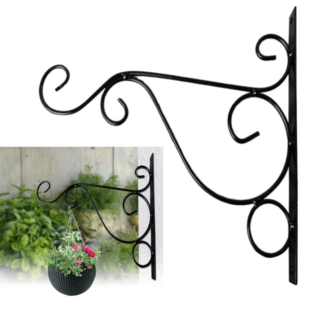 1 шт. железная ржавчина цветок крюк растение поддержка открытый стойка для цветов