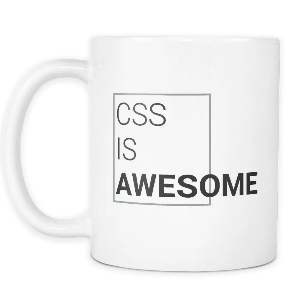 CSS является удивительным кофе кружка программист веб разработчик HTML11oz керамика чай чашки