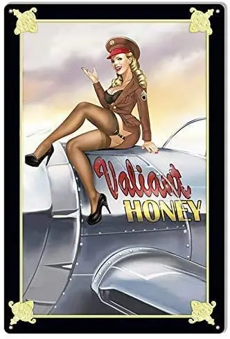 

Xuship PiN Up GiRl Posters Bar Signs for Man Cave Neon Bar Sign with Lights Remote