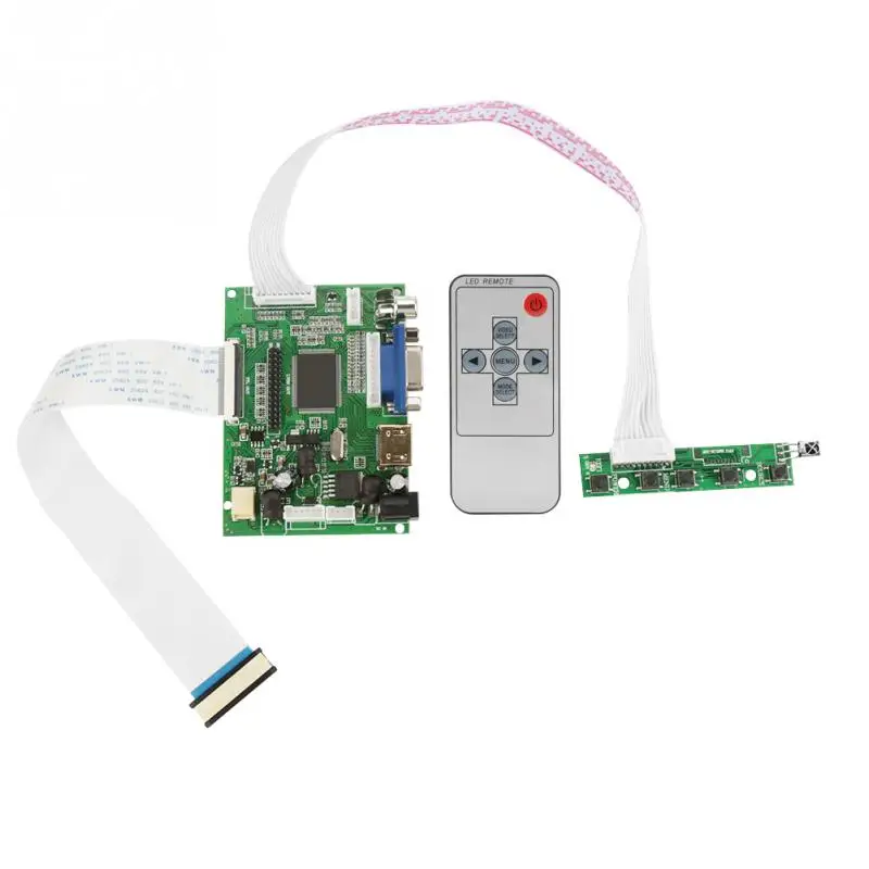 VGA 2AV Реверсивный драйвер платы для 7 дюймов AT070TN92 800x480 ЖК дисплей|Контроллер