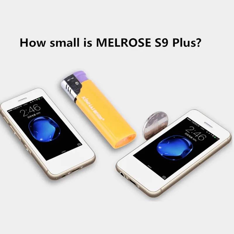 Самый маленький смартфон Melrose S9P ультратонкий мини мобильный телефон MT6580A/X