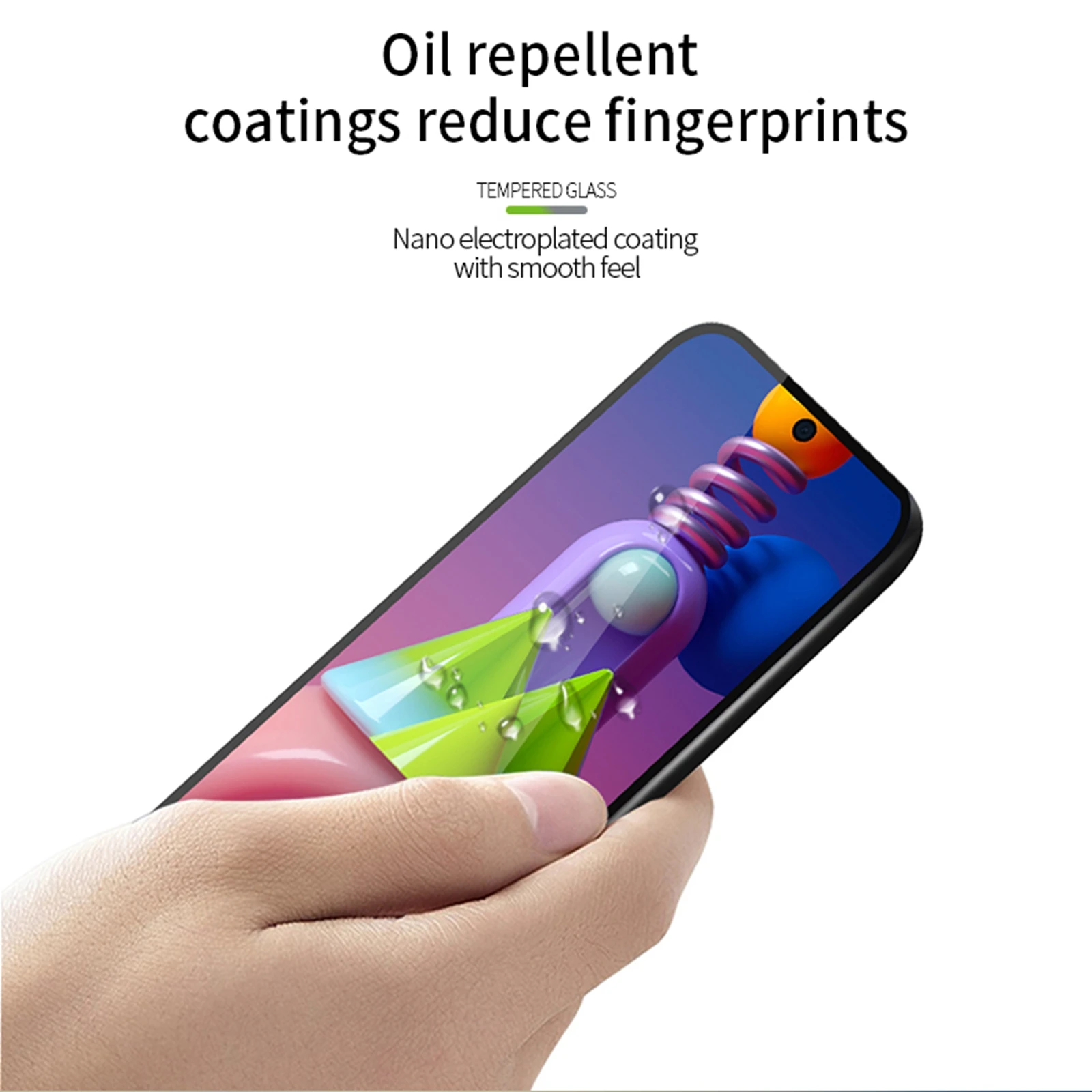 

For Samsung Galaxy M51 Glass Tempered MOFi 9H Protective Film For Samsung Galaxy M51 Screen Protector Tempered Glass
