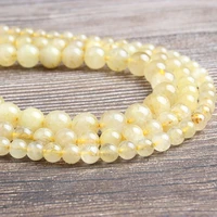 natural stone beads 8mm golden hair crystal loose beads fit for diy jewelry making bracelet bangle necklace amulet accessories