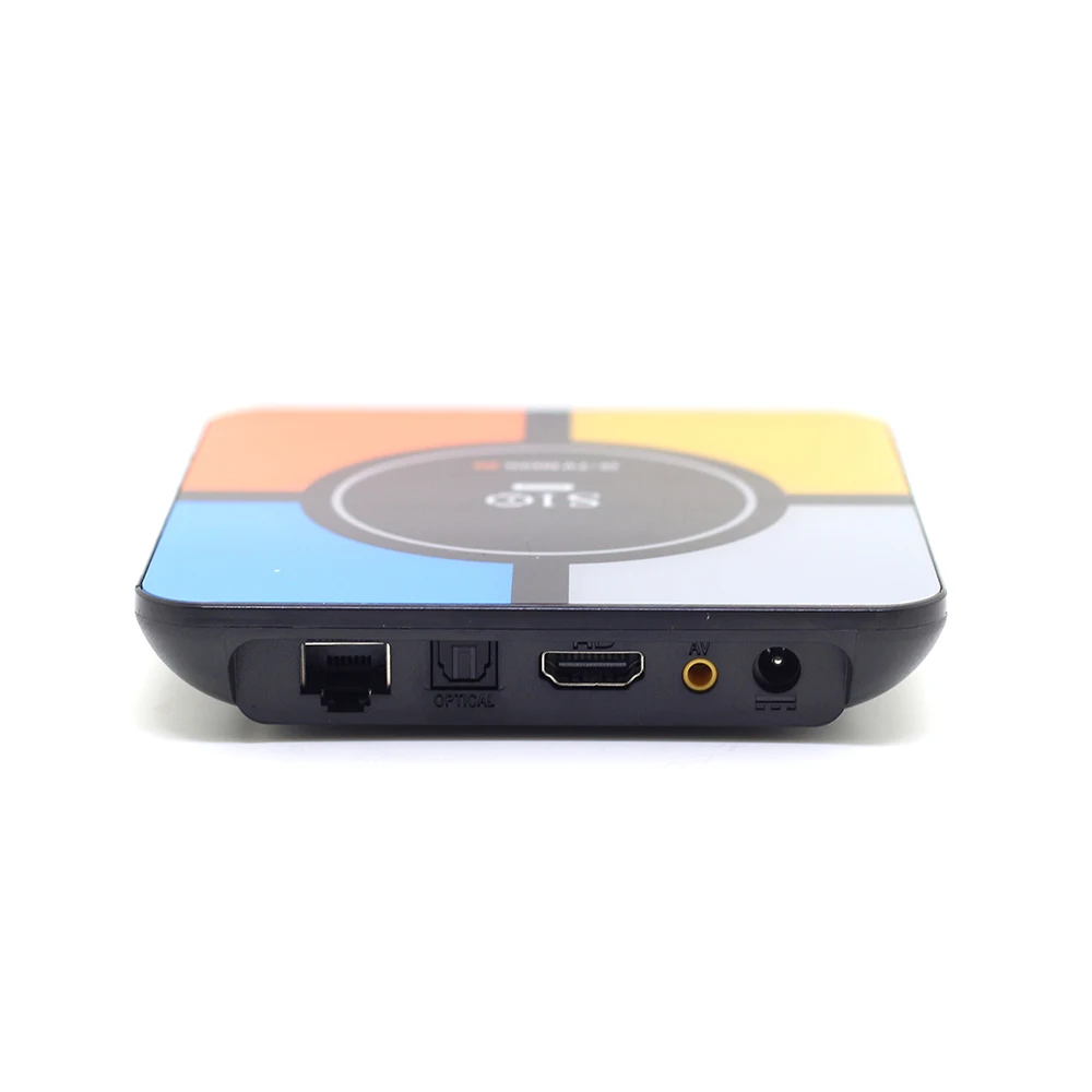 Android 9,0 tv Box S10 мини Смарт ТВ-бокс на Rockchip RK3328 Четырехъядерный 4 ГБ DDR3 32 ГБ/64 Гб 4K H.265 2,4 ГГц wifi USB 3,0 медиаплеер