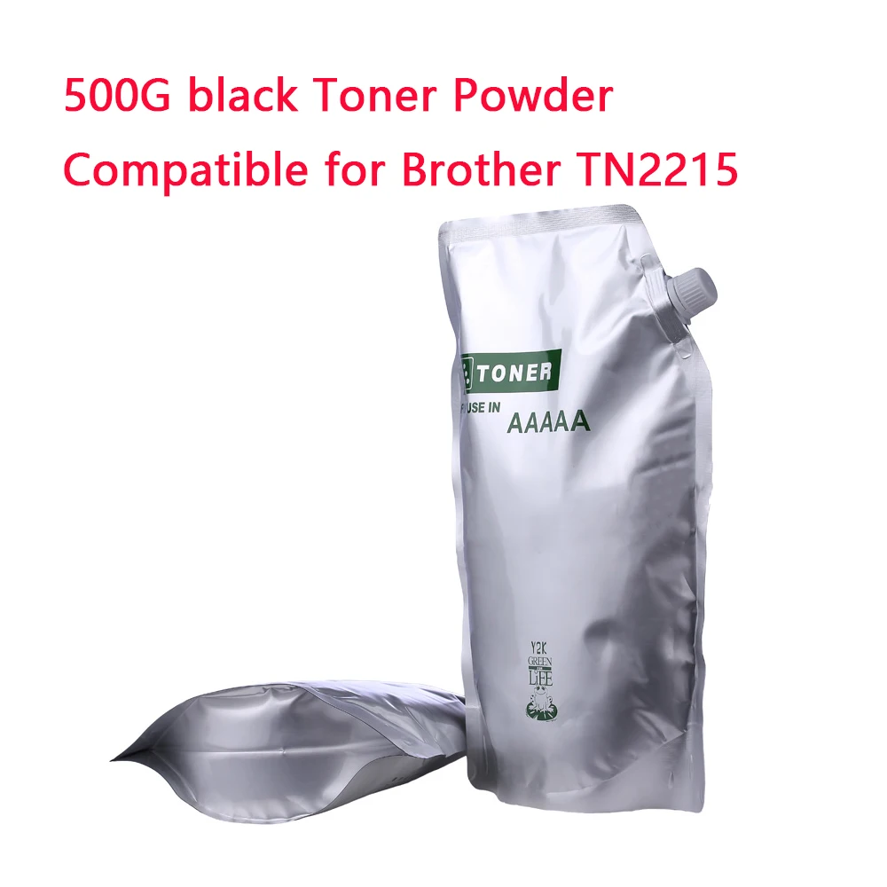Черный тонер порошок 500 г совместимый с Brother TN 2215 TN2215 HL 2220 2230 2240D 2240R 2240DR 2250DN 2270DW 2280DW