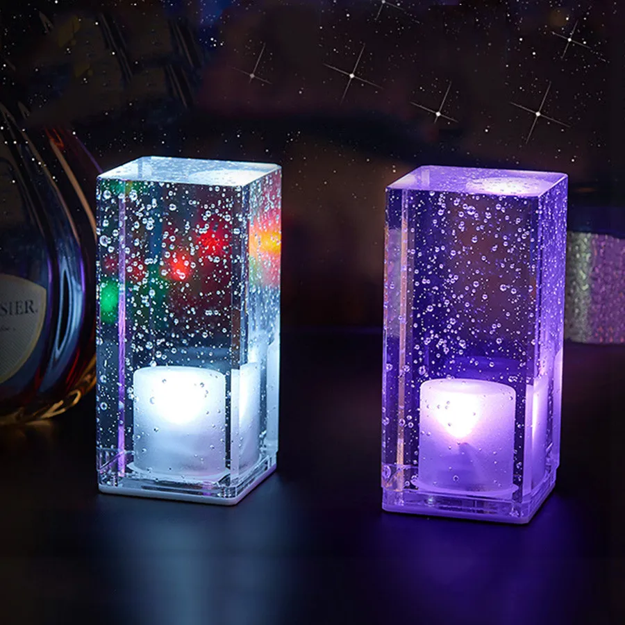 Thrisdar перезаряжаемый светодиодный Настольный светильник с кристаллами и