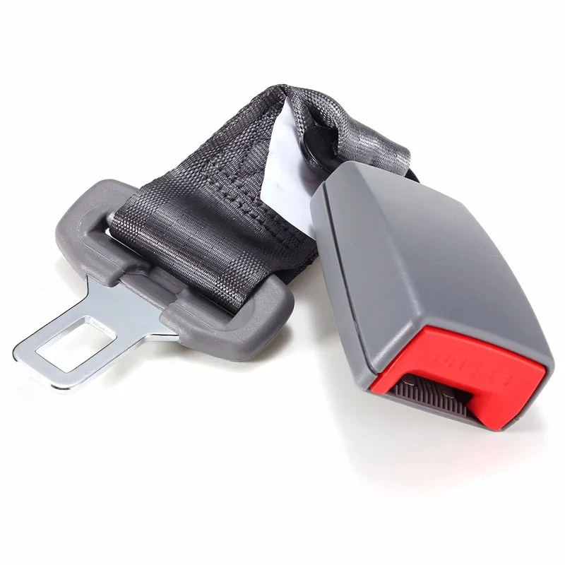 Универсальный удлинитель ремня безопасности автомобиля 30 см пряжка 2 1 черный