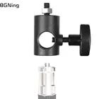 Прочный универсальный металлический адаптер для вспышки Speedlite, кронштейн для осветительной стойки с винтовым креплением 14, поворотный адаптер для светодисветильник Тора