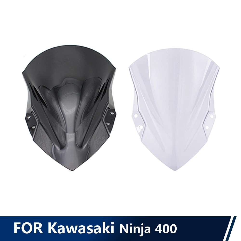 

Ninja400 Motorcycle High Quality PC Plastic Windscreen Windshield Baffle Wind Deflectors For 2018-2019 Kawasaki Ninja 400