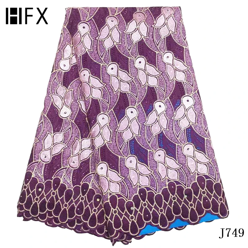 HFX африканская кружевная ткань высокого качества 2019 белое Африканское сухое