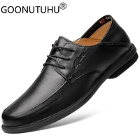 fashion mens shoes casual genuine leather luxury high quality shoe man waterproof comfortable shoes for men size 37 46 hot sale