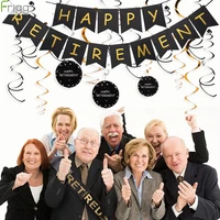 happy retirement banner black the legend has retired flag garland 60th birthday party decorations adult 60 for elderly gifts