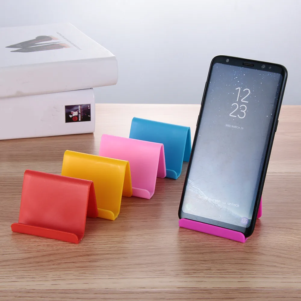 Универсальная Цветная Пластиковая настольная подставка для мини-смартфона