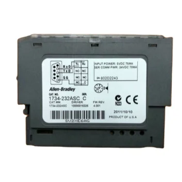 

Новый интерфейс Allen Bradley 1734-232ASC POINT I/O RS-232 ASCII