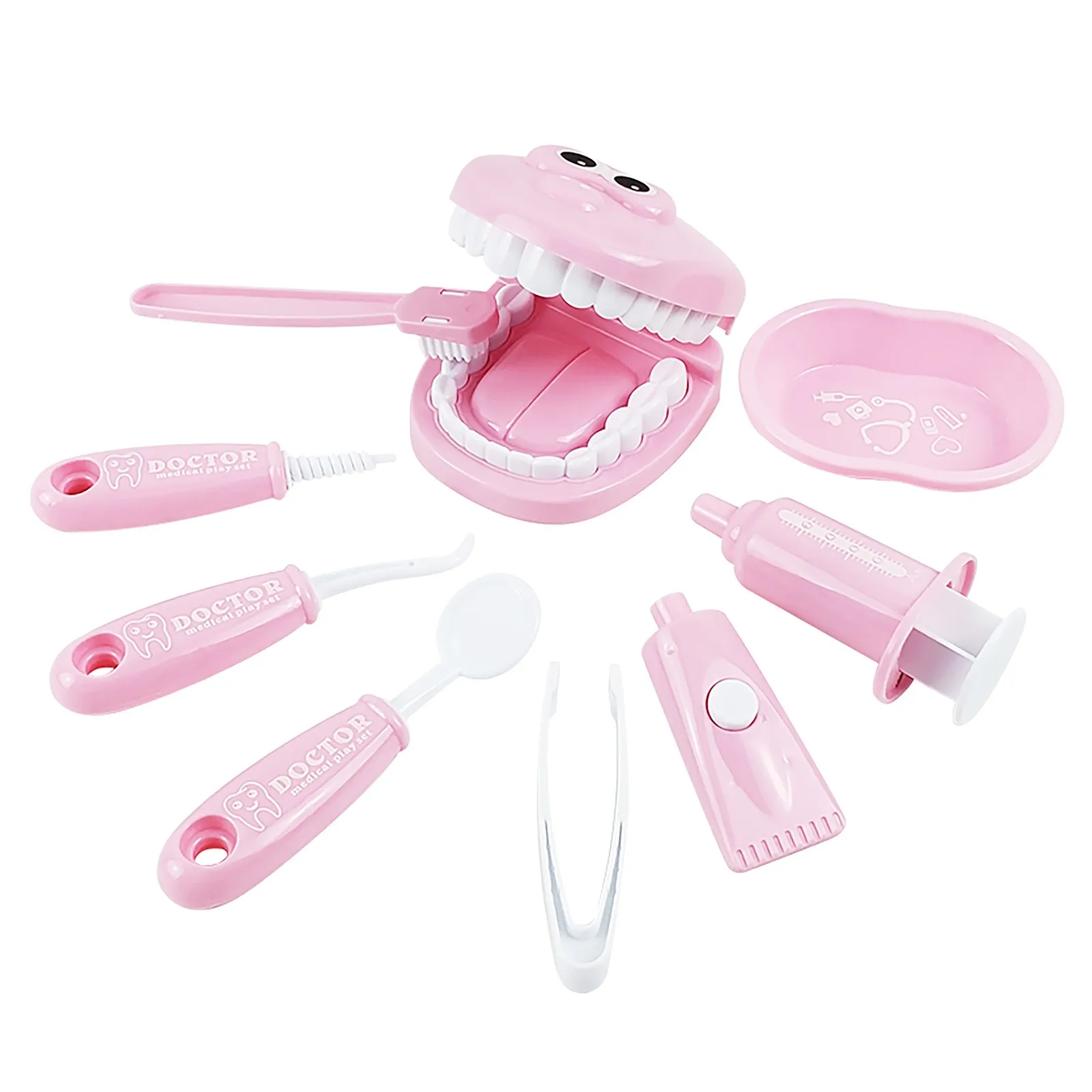 

Children's Learning Toys Dentist Toys Learning To Brush Their Teeth Check Teeth Model Doctors Role-playing Toys Set