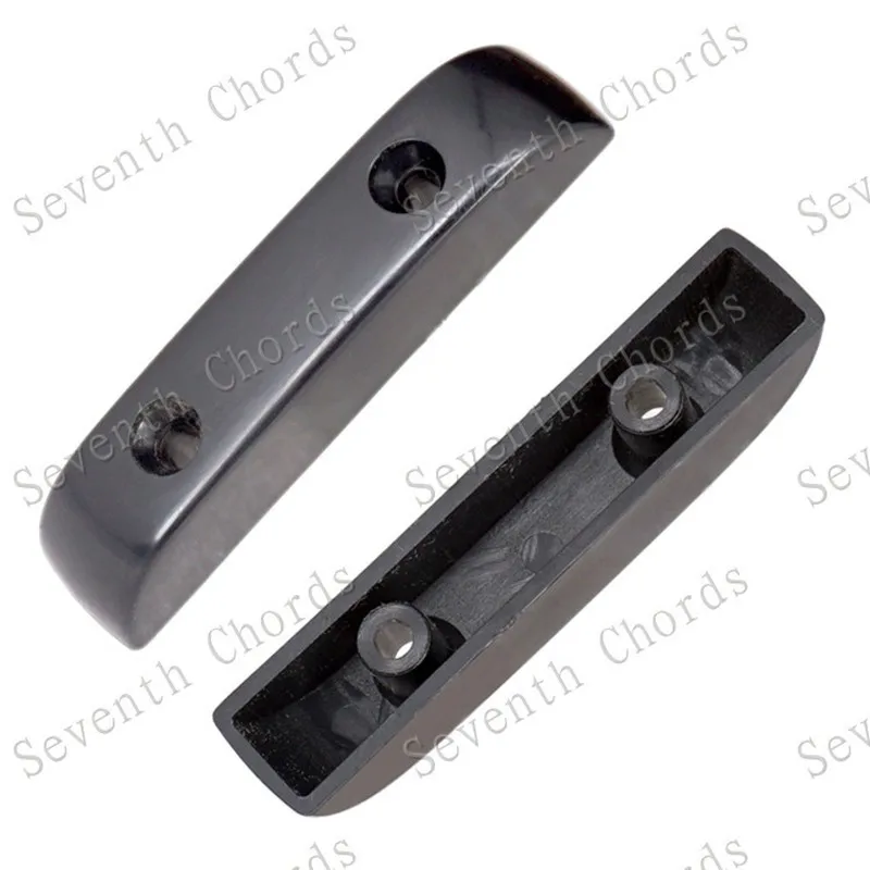 2 шт./лот пластиковая черная Подставка под большие пальцы для бас гитары