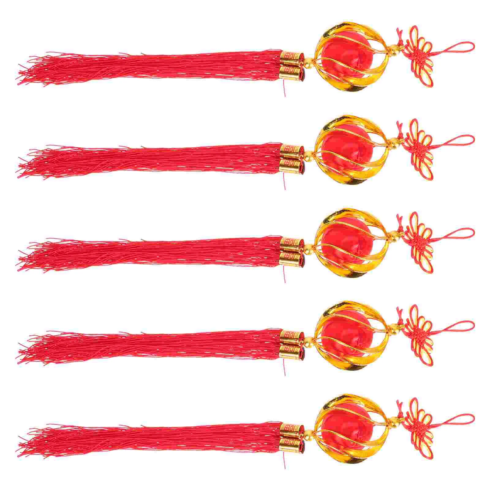 

5pcs Festive Atmosphere Pendants Spring Festival DIY Decors Lantern Decors