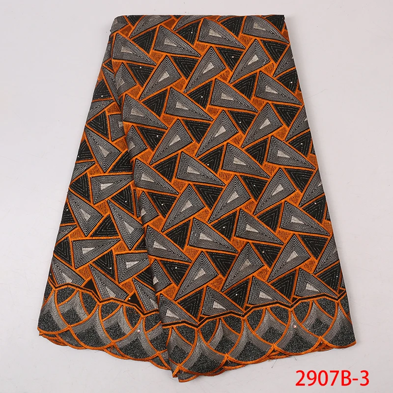Новый стиль 2019 нигерийская кружевная ткань сухая высокое качество хлопок