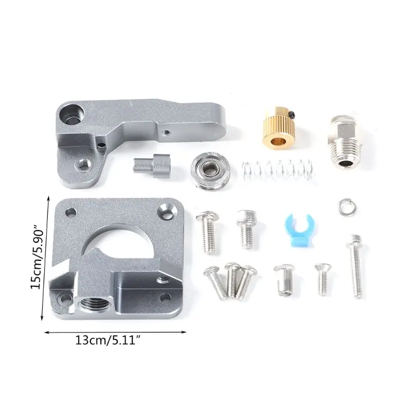 

1Set Metal Extrusion Mechanism Block Bowden Extruder Kits for CR-10 3D Printer Q81F