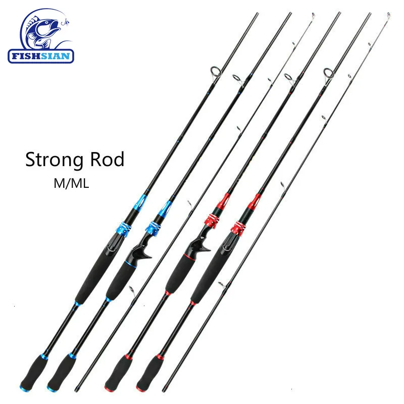 

High Carbon Fishing Rods Lure Spinning Casting Rods Carbon Power M Canne A Peche Carbonne Peche En Mer Fly Ultra Lure Light Rod