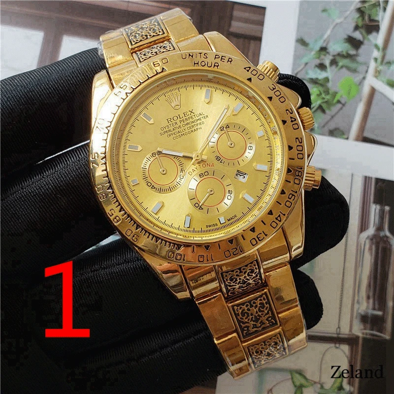 

Fashion Men's Luxury Designer Watch Quartz Classic Black Watch Steel Band Luxury Calendar Business Brand Watch Men's Gifts 091