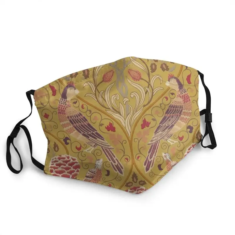 

Vintage Floral Pattern By William Morris Face Mask Adult Dustproof Mask Protection Cover Respirator Reusable Mouth Muffle