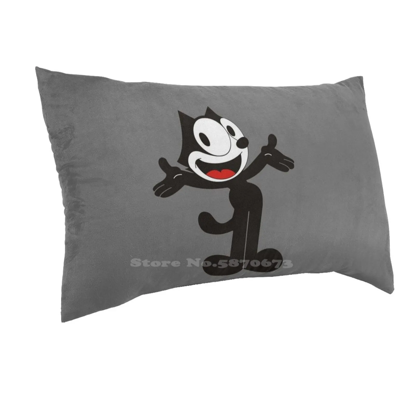 Комнатный декор прямоугольная наволочка кошка мультфильм анимация ретро винтаж