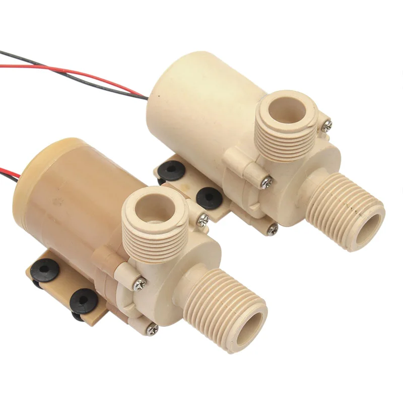 

1Pcs Solar Water Pump DC 12V/24V 5M Hot Water Brushless Motor Circulation Pump High Pressure/Food Grade Pump