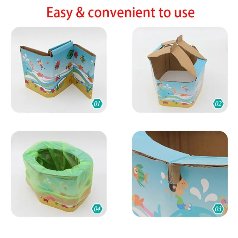 Складной детский портативный складывающийся горшок сиденье для мальчиков и
