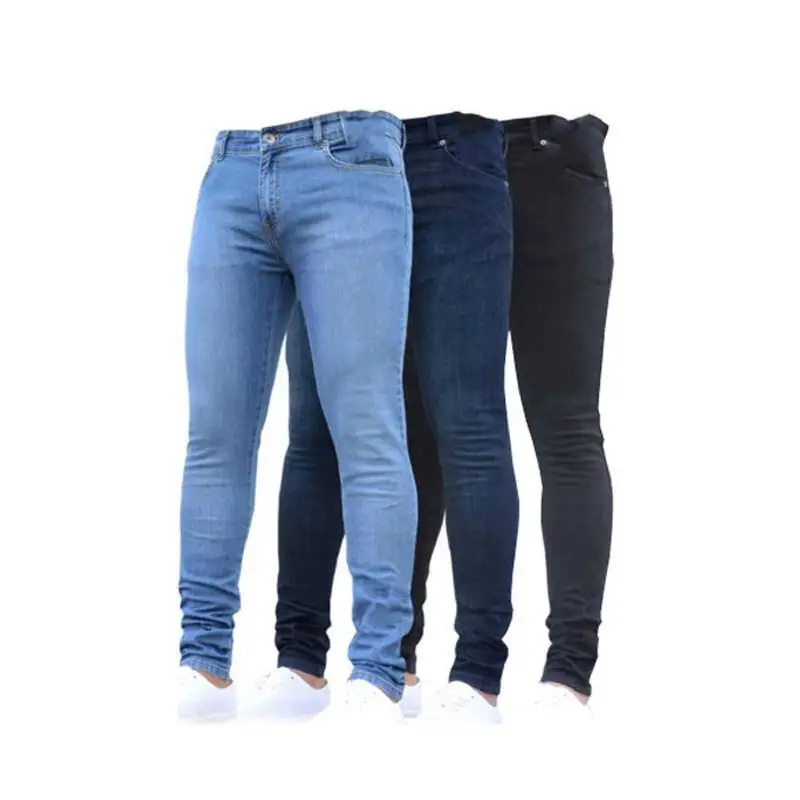 

Jeans for Men Skinny Pencil Pants Men Clothing Elastic Denim Pants Casual Trousers Male Pants Mens Jeans Los Hombres