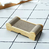 solid wood corrugated paper cat bed high density corrugated paper cat scratching board cat toy cat climbing frame pet supplies