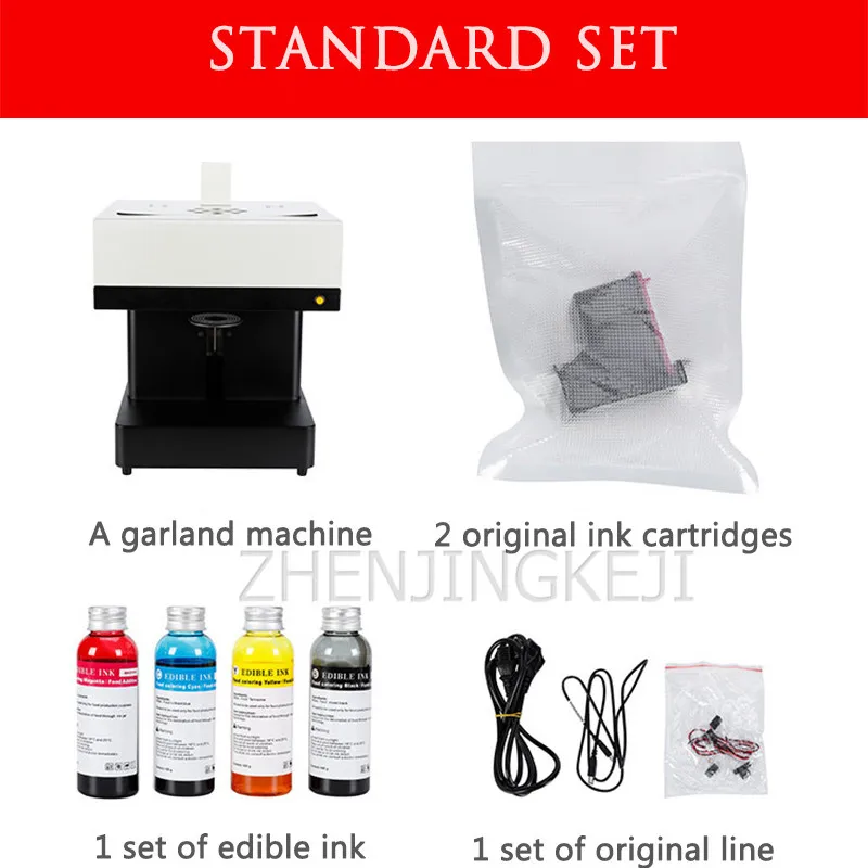 

Milk Tea 3D Pull Flower Equipment Coffee Milk Cover Divination Machine Cake Room Beverage Shop Custom Made Print Device110*110MM