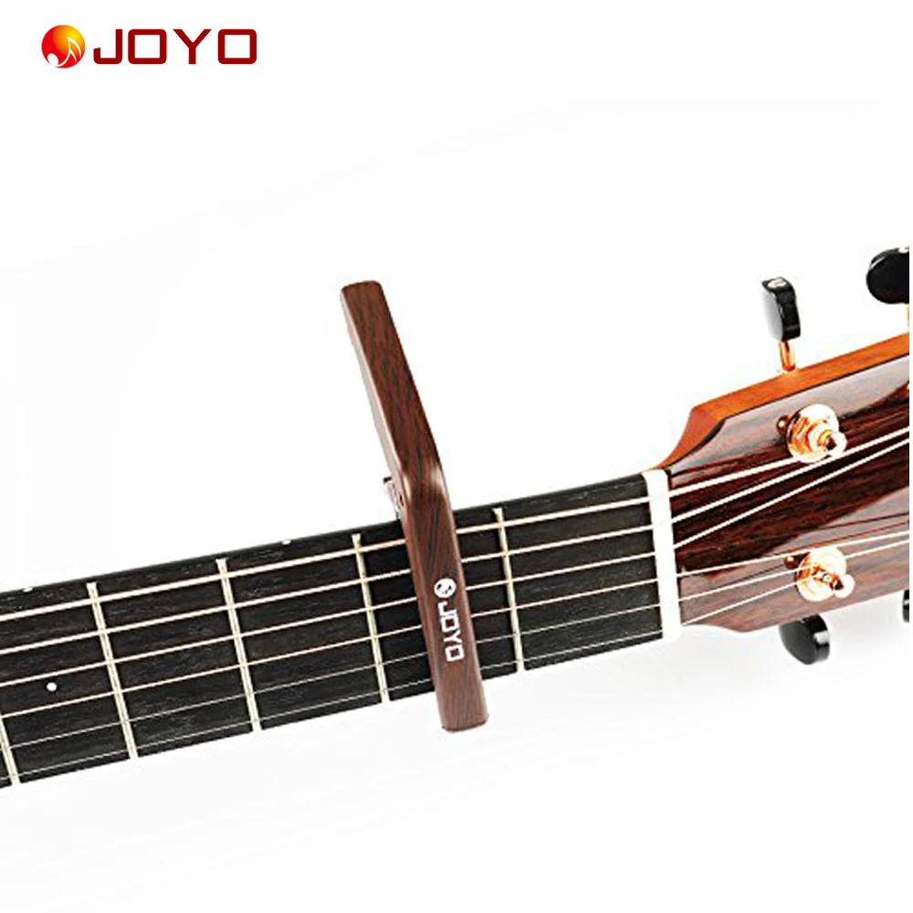 JOYO JCP 01 Пластик каподастр для 6 String акустическая Электрогитары древесные цвета