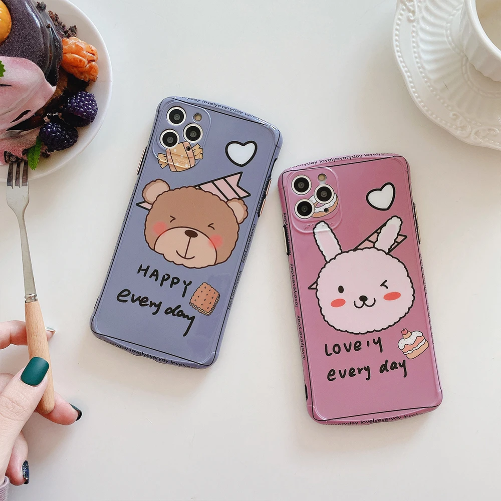 Luxury Camera Phone Case For Apple iPhone X XR XS 11 Pro Max 8 7 Plus Cover Cute Cartoon Soft Silicone i7 i8 Full | Мобильные