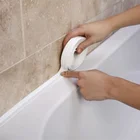 Уплотнительная лента для раковины, белая самоклеящаяся Водонепроницаемая настенная лента из ПВХ для ванной, кухни