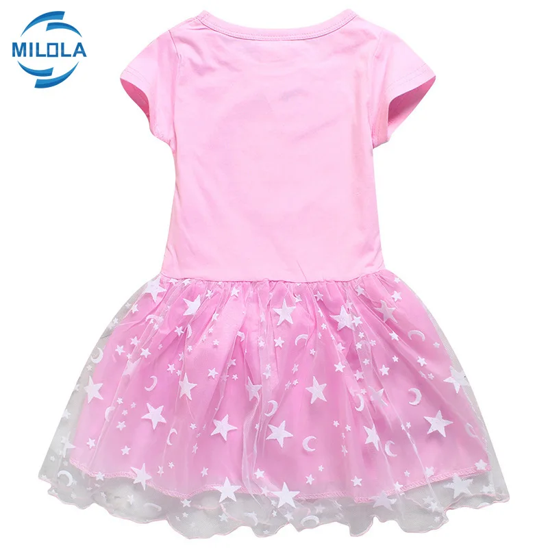 Летнее Хлопковое платье для девочек с принтом Холодное сердце | Детская одежда и