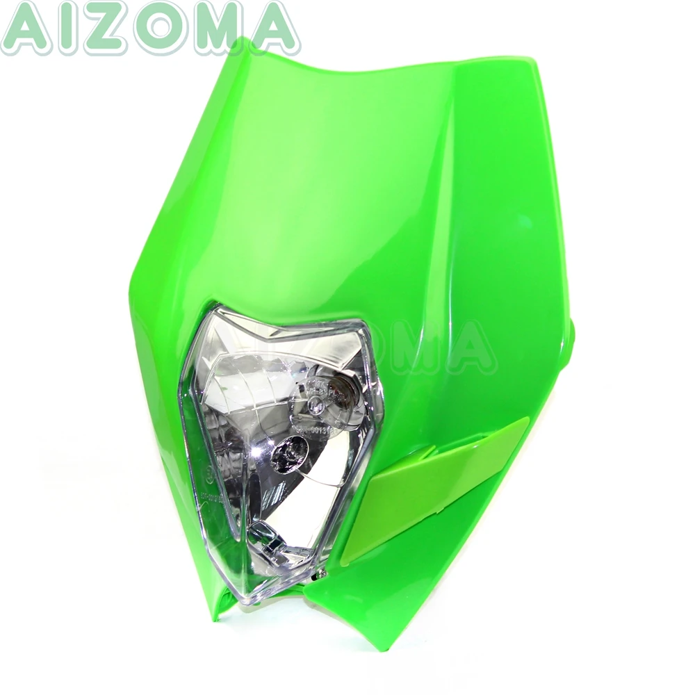 Универсальная передняя фара S2 12 В/35 Вт для кроссового мотоцикла Kawasaki KLX KLR 125 250 EXC SX