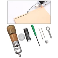 8x sewing awl kit craft shoe repair needles kit heavy fabrics canvas process