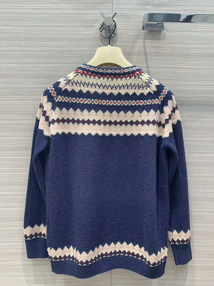 

2020 Early Spring Women's New Temperament Girly Style Wild Color Stitching Cardigan Sweater Free Shipping Worldwide