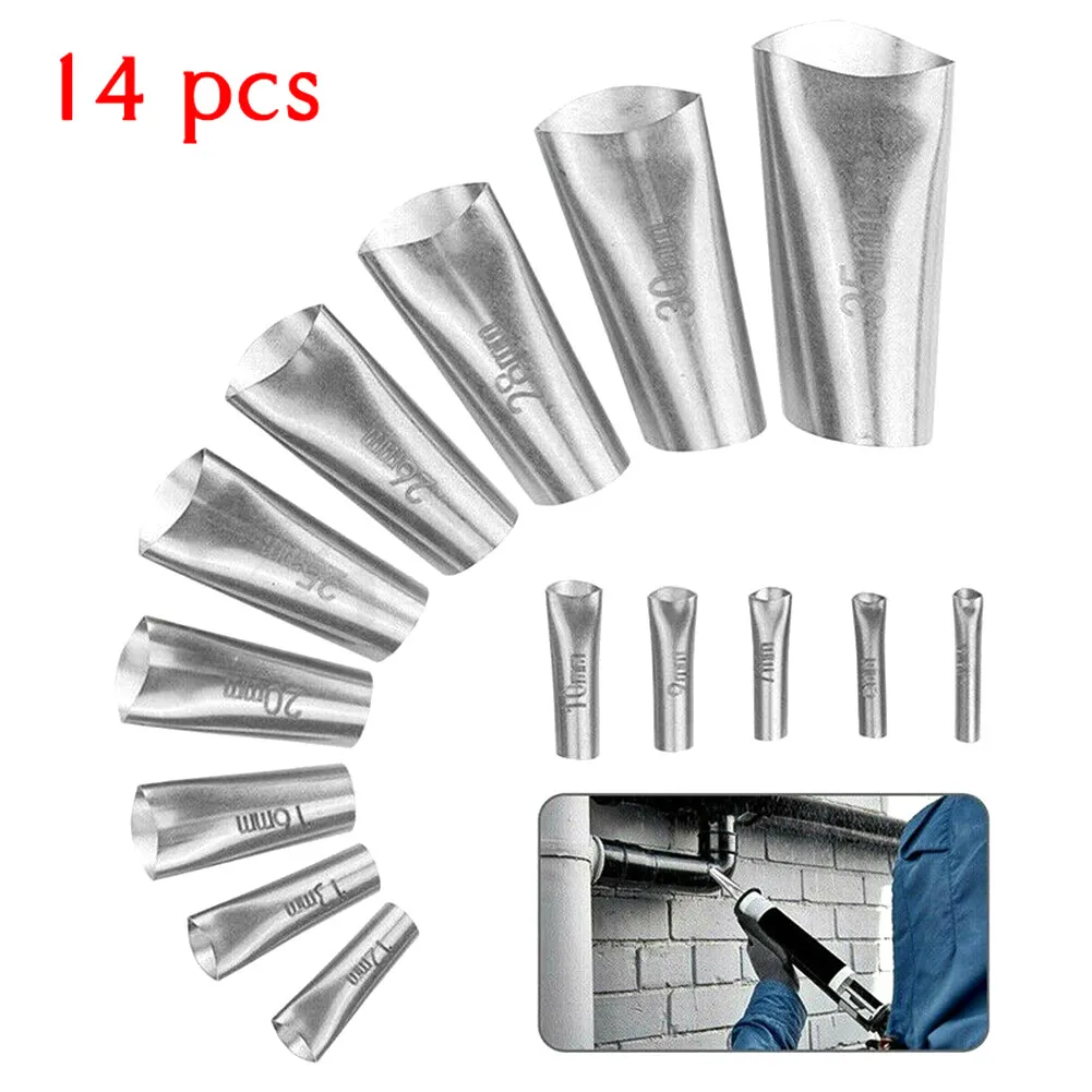 

30PCS Silicone Caulking Finisher Tool Scraper Set Nozzles Spatulas Filler Silicone Caulking Nozzles Caulk Tool Set