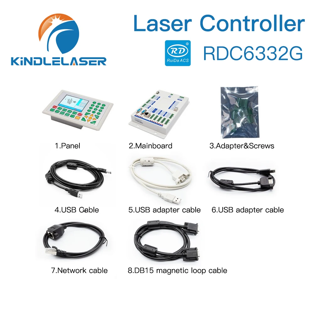 KINDLELASER Ruida dr 6332G Co2 лазерный контроллер DSP для лазерной детской лампы | Инструменты