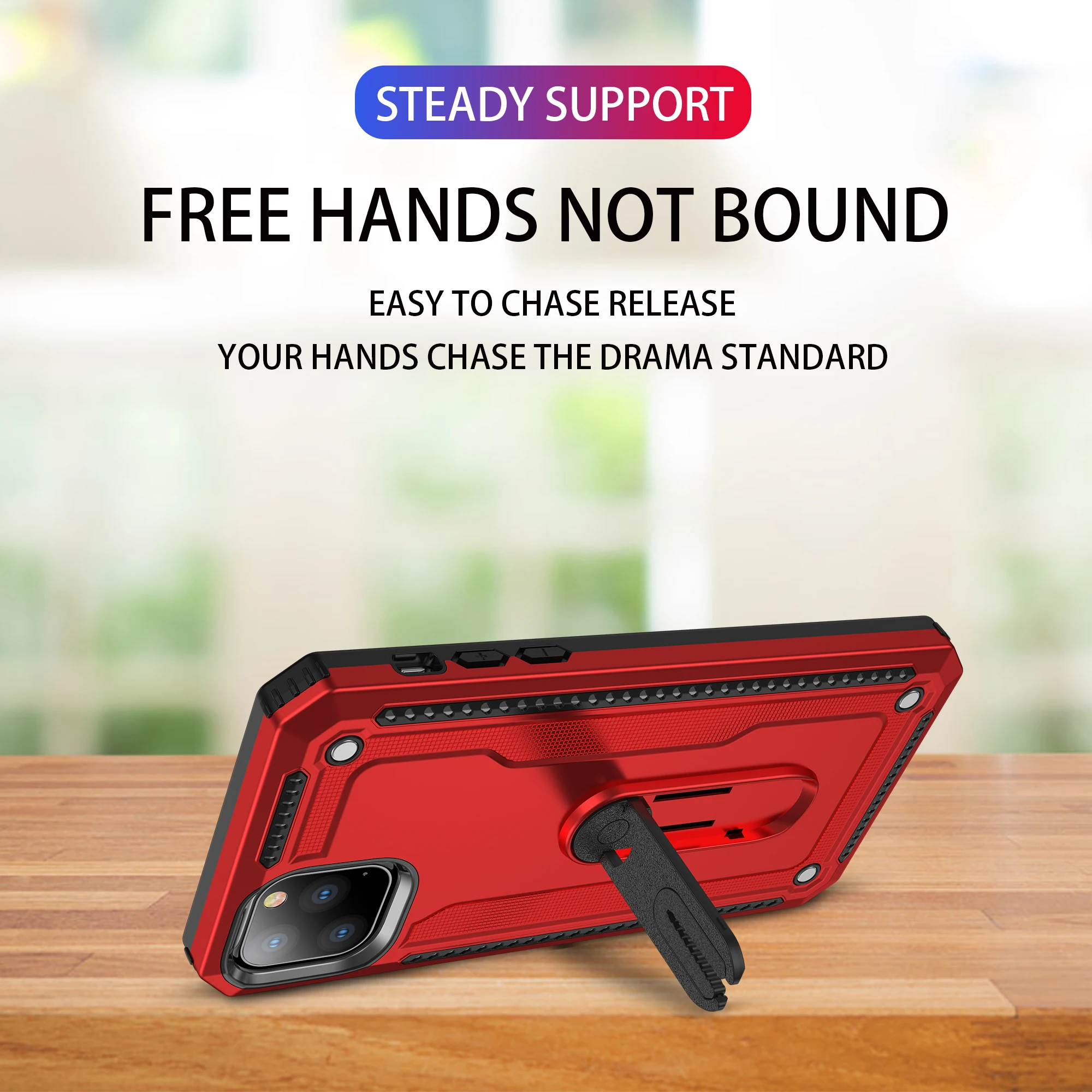 Armor Shockproof Magnetic bracket phone Case for Xiaomi Redmi CC9E A3 Note 3 4A 5 8 8A Plus K20 9T Pro Protective Cover | Мобильные