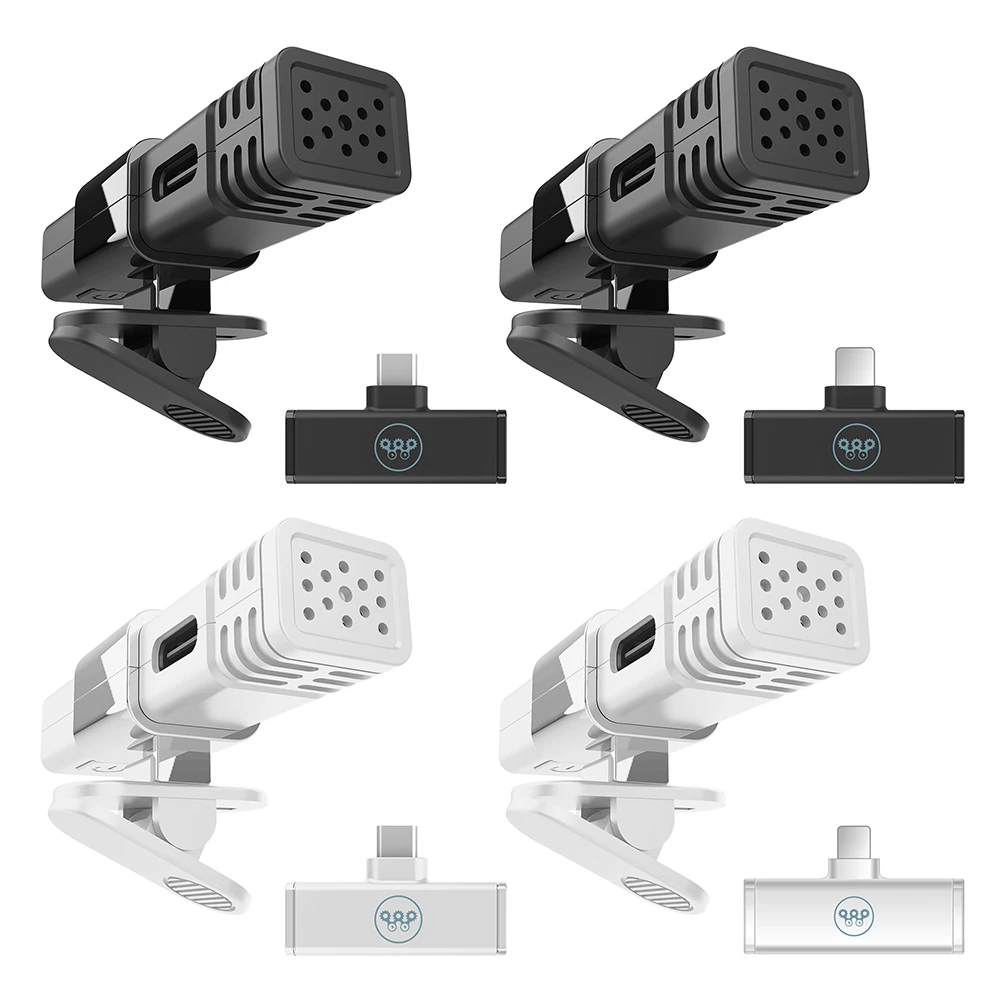 

Microphone Mini Lapel Clip On Live Wireless Lavalier Microphone Lapel Mini Mic for iPhone Android Smartphone
