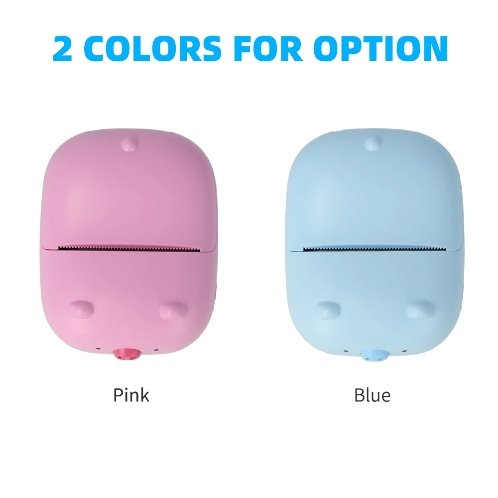 Портативный Термальность принтер 200 точек/дюйм Мини карманный фото eList чековый BT