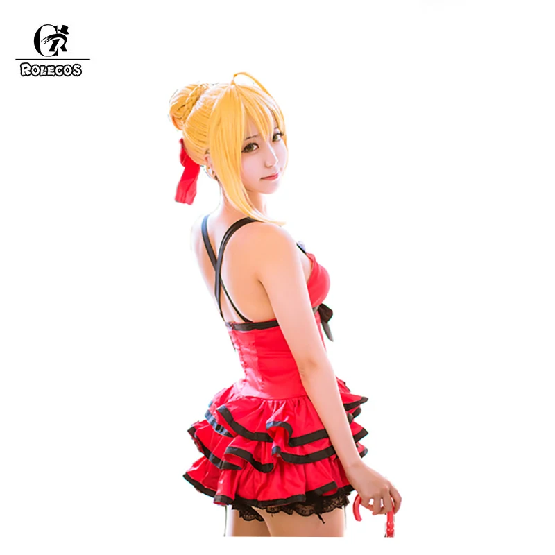 Костюм для косплея ROLECOS Game FGO Нерон Клавдий красный костюм Цезаря Аугуста